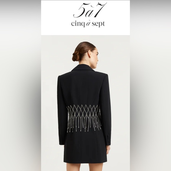 Cinq à Sept: Holiday Naydeen Blazer Minidress - Picture 7 of 8